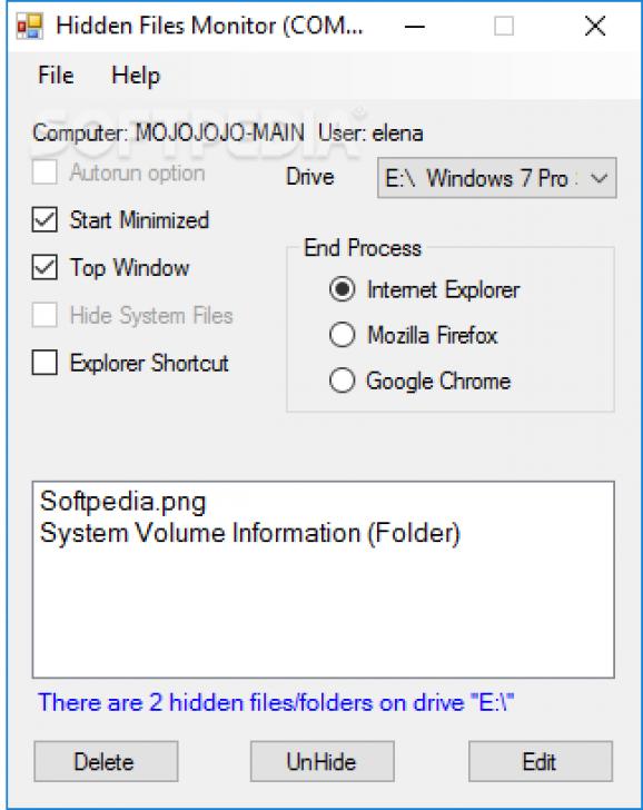 Hidden Files Viewer screenshot