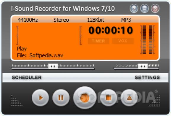 i-Sound Recorder for Windows 7/10 screenshot