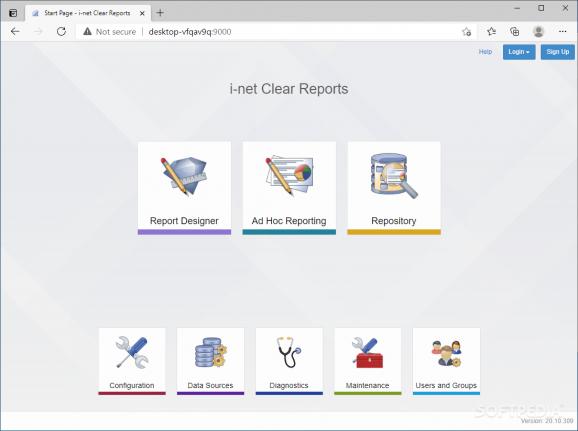 i-net Clear Reports screenshot