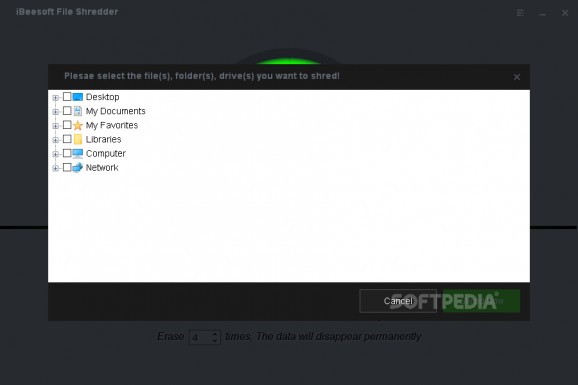 iBeesoft File Shredder screenshot
