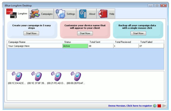 iBlue LongArm Desktop screenshot