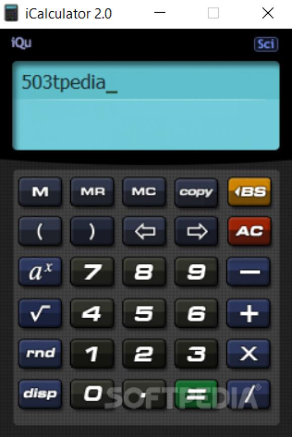 iCalculator screenshot