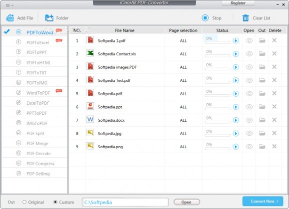 iCareAll PDF Converter screenshot