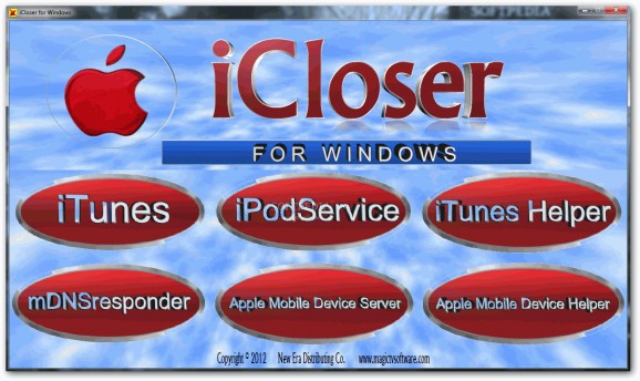 iCloser for Windows screenshot