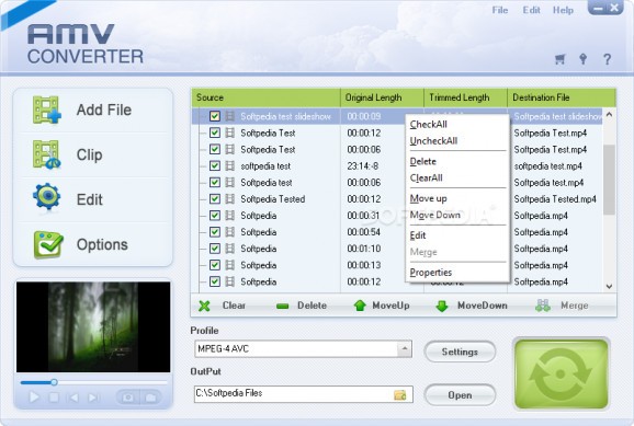 iOrgSoft AMV Converter screenshot