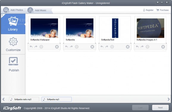 iOrgsoft Flash Gallery Maker screenshot
