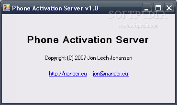 iPhone Activation Server screenshot