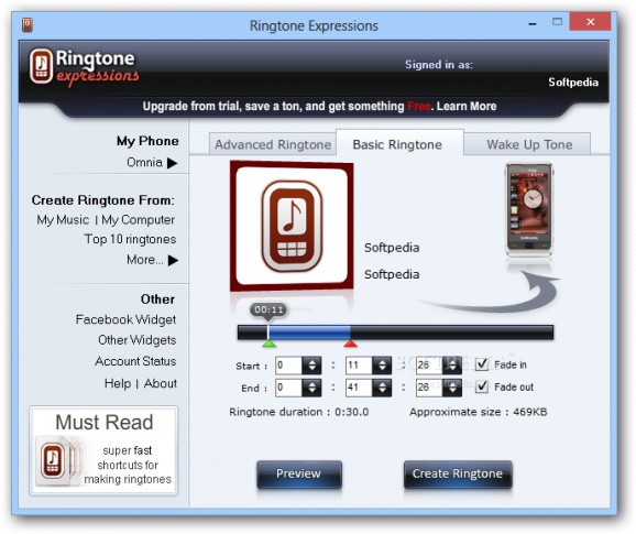 Ringtone Expressions (formerly iPhoneRingToneMaker) screenshot