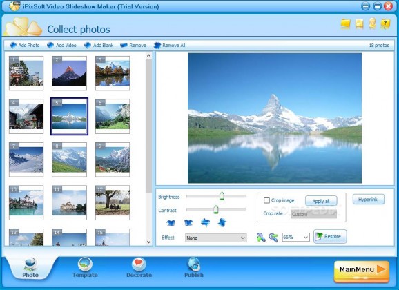 iPixSoft Flash Slideshow Creator screenshot