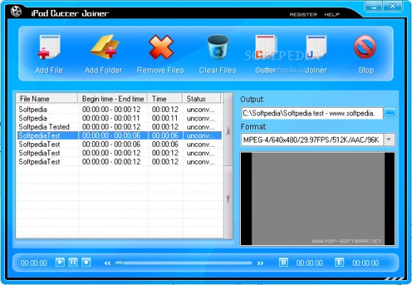 iPod Cutter Joiner screenshot