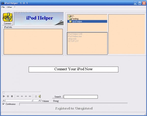 iPod Helper screenshot
