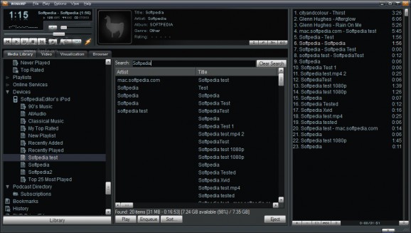 iPod Plug-in for Winamp screenshot