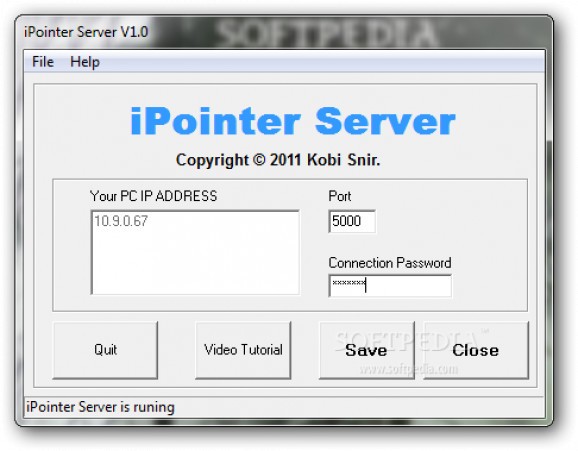 iPointer Server screenshot