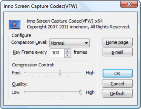 iSCC (inno Screen Capture Codec) screenshot