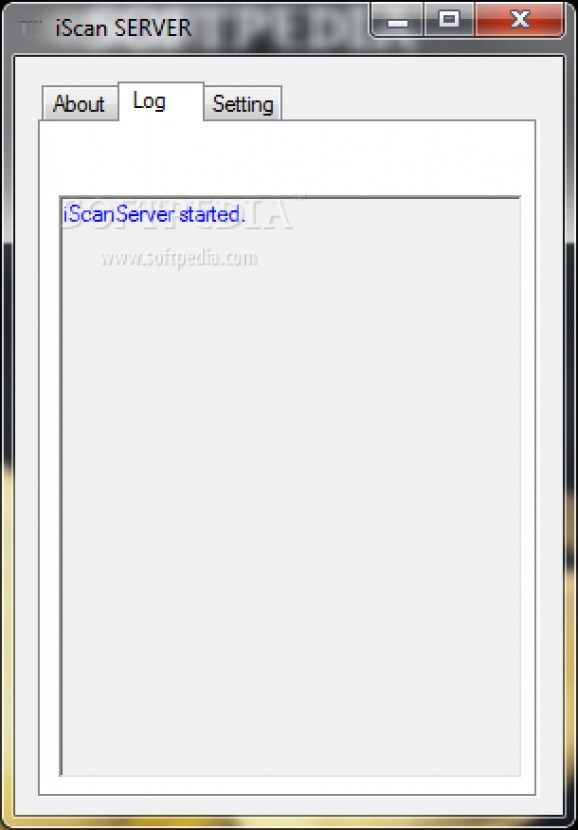 iScan Server screenshot