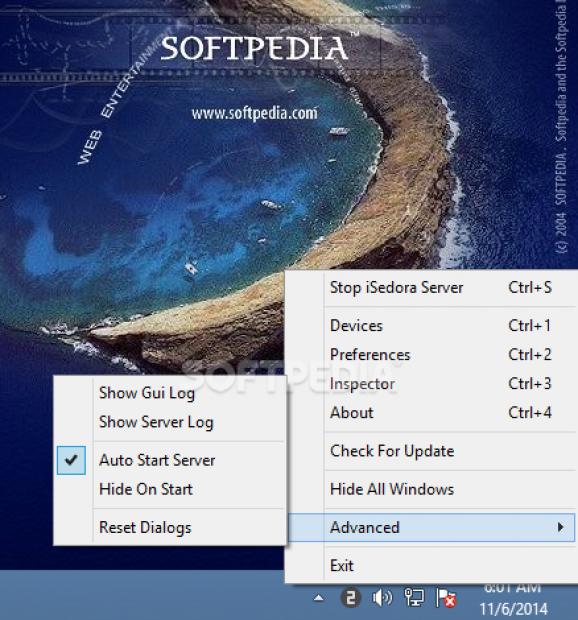 iSedora Media Server screenshot