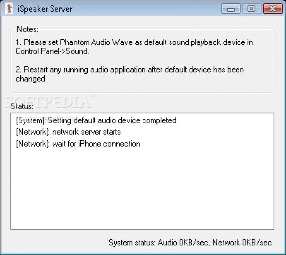 iSpeaker Server screenshot