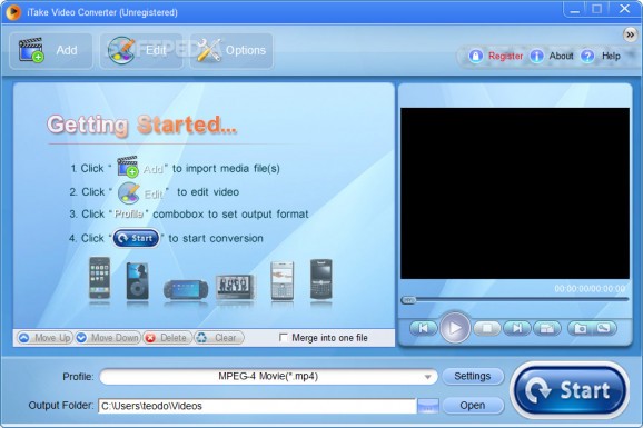 iTake Video Converter screenshot