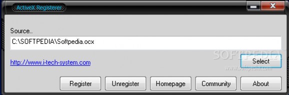 iTech ActiveX Registerer screenshot