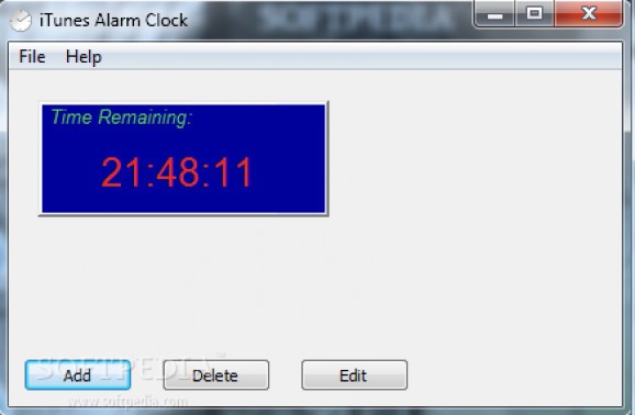 iTunes Alarm Clock screenshot