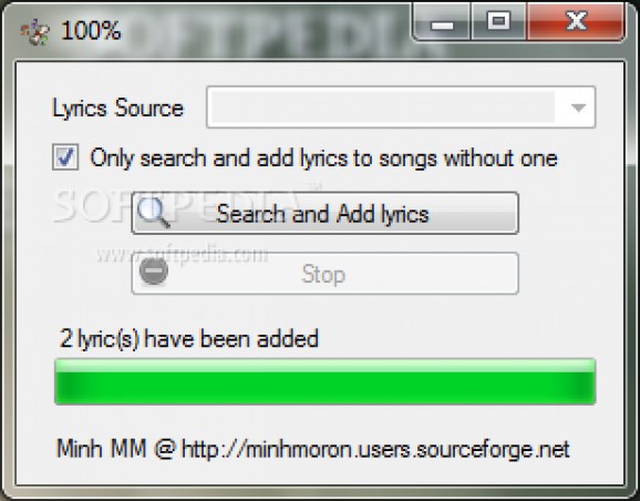 iTunesLyricsAdder screenshot