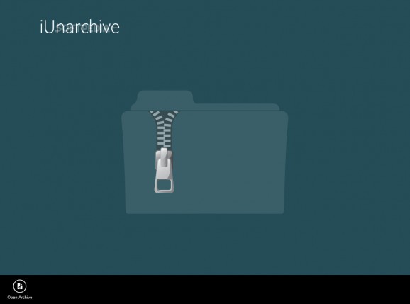 iUnarchive for Windows 8.1 screenshot