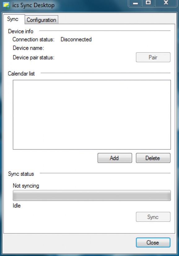 ics Sync Desktop screenshot