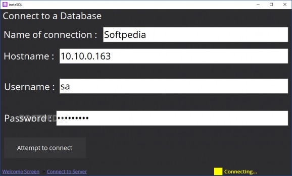 instaSQL screenshot