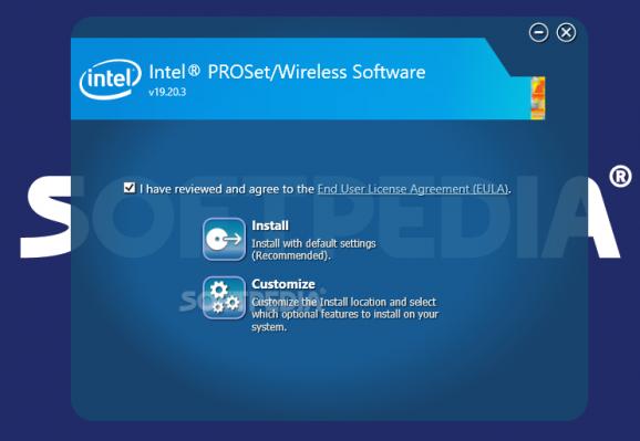 Intel PROSet/Wireless WiFi Software screenshot