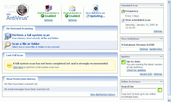 iolo Antivirus screenshot