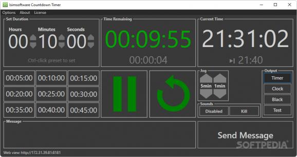 isimSoftware CountDown Timer screenshot