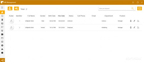 isimSoftware HR Management screenshot