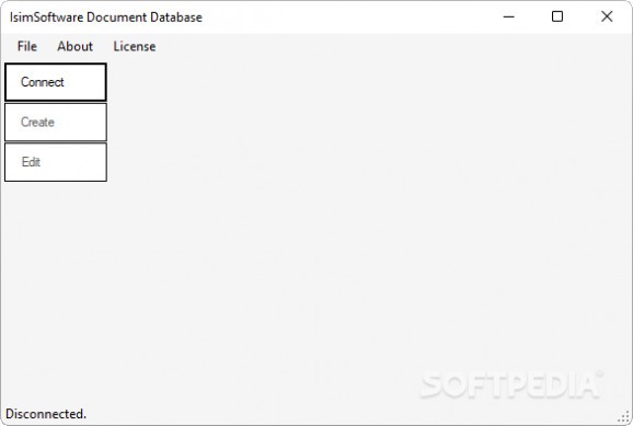 isimSoftware SQL Document Database screenshot