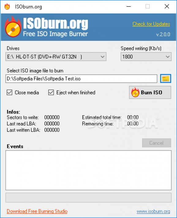ISOburn.org screenshot