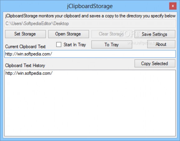 jClipboardStorage screenshot