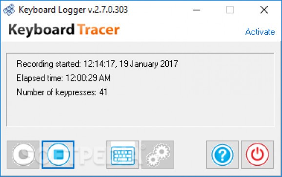 Keyboard Tracer screenshot