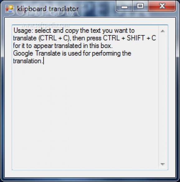 klipboard translator screenshot