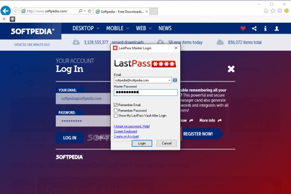LastPass screenshot