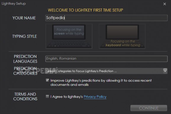 Lightkey screenshot