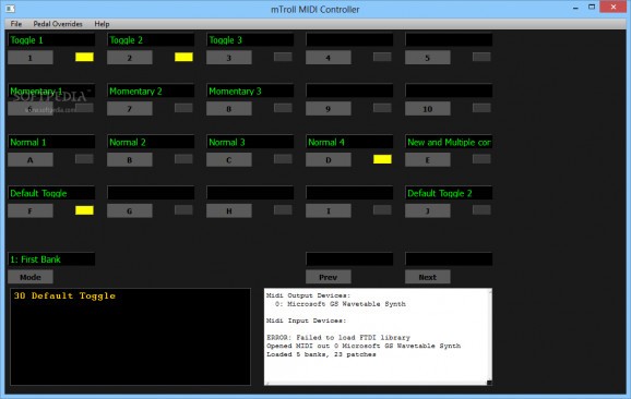 mTroll MIDI Controller screenshot