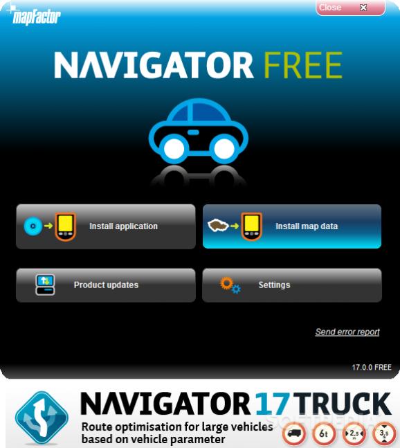 mapFactor Navigator Free screenshot