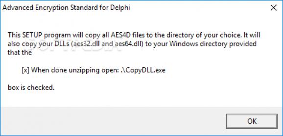 MarshallSoft AES Library for Delphi screenshot
