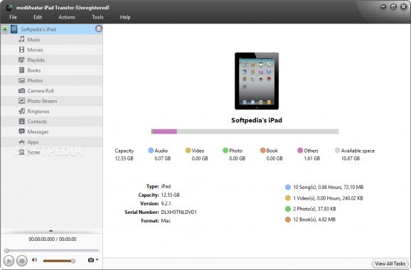 mediAvatar iPad Transfer screenshot