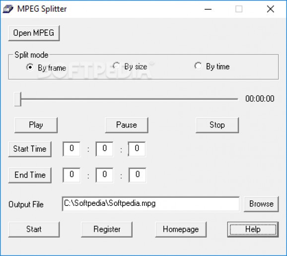 Mpeg Splitter screenshot