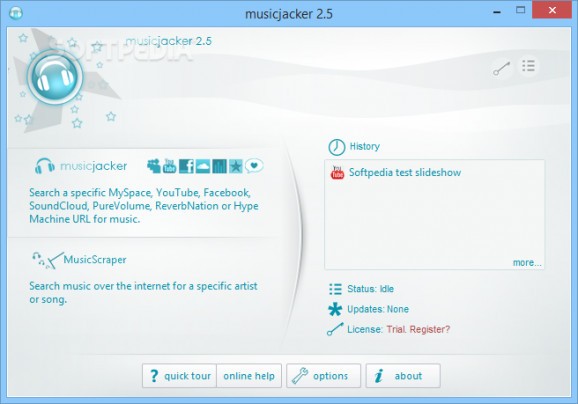 musicjacker screenshot