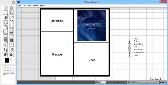Visual Floor Planner (formerly myFloorplan Designer) screenshot
