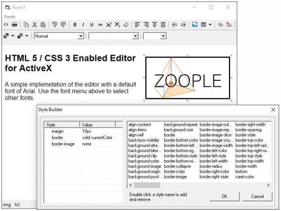 HTML Editor ActiveX Control screenshot