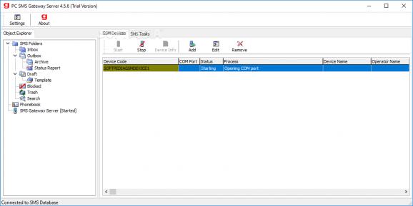 PC SMS Gateway Server screenshot