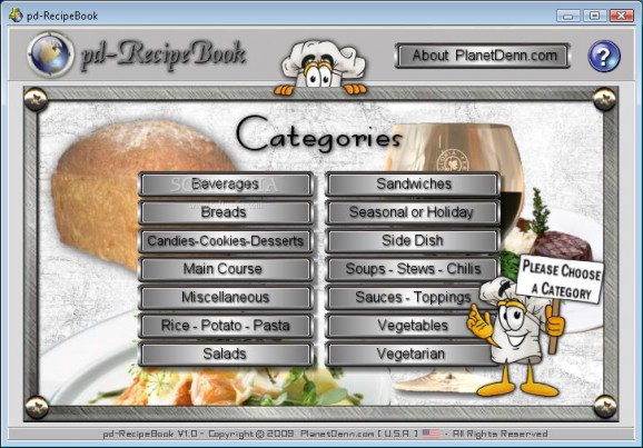 pd-RecipeBook screenshot