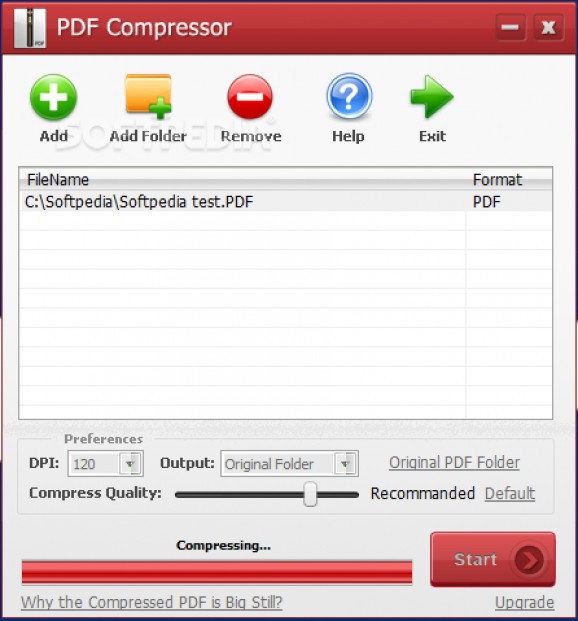 PDF Compressor screenshot